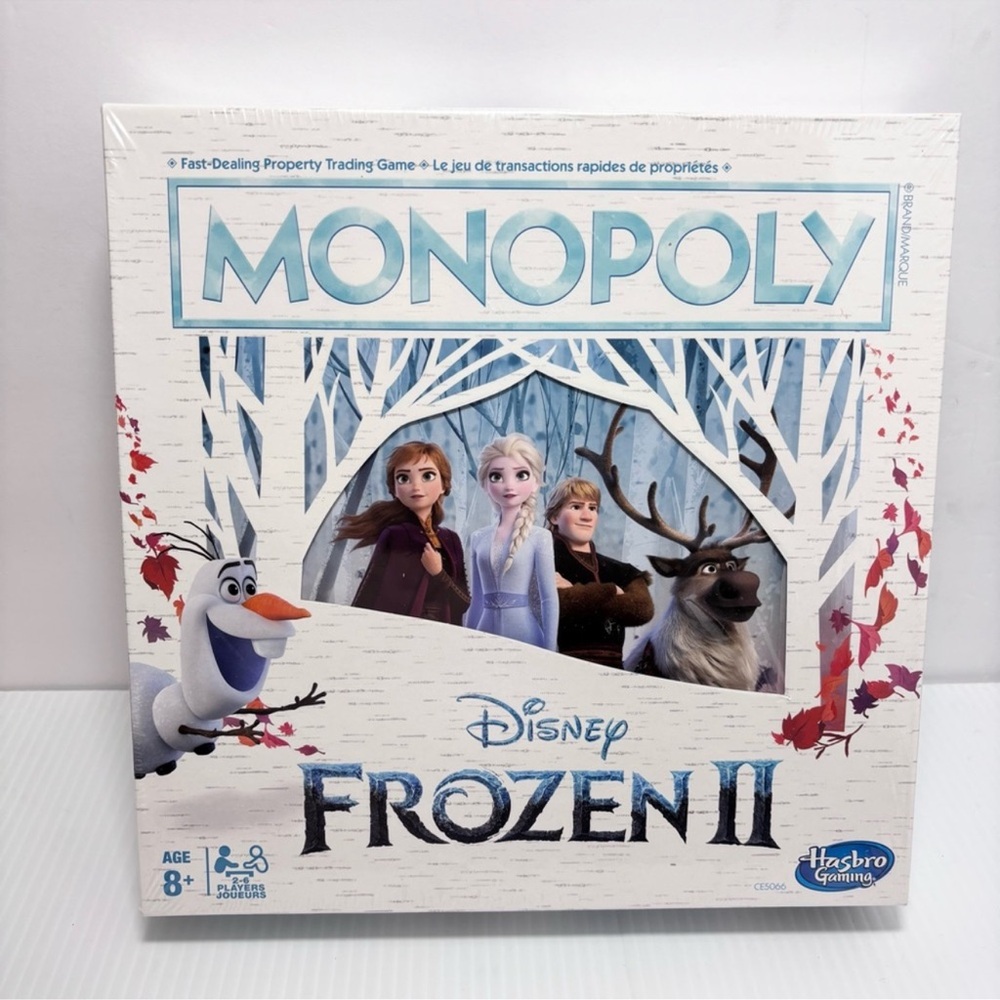 Monopoly Disney Frozen‎ 2 Edition Elsa's Ice Power Board Game Journey  NEW